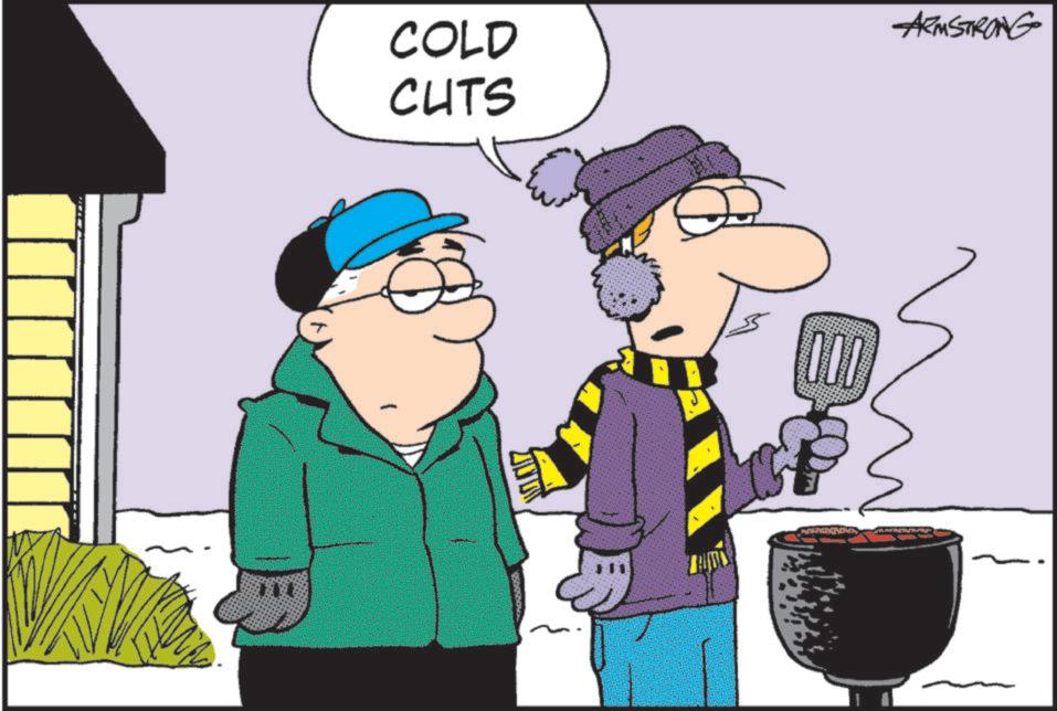 Fictional character OCR: COLD CUTS ARMSTRONG 000 COLD CUTS ARMSTRONG 000