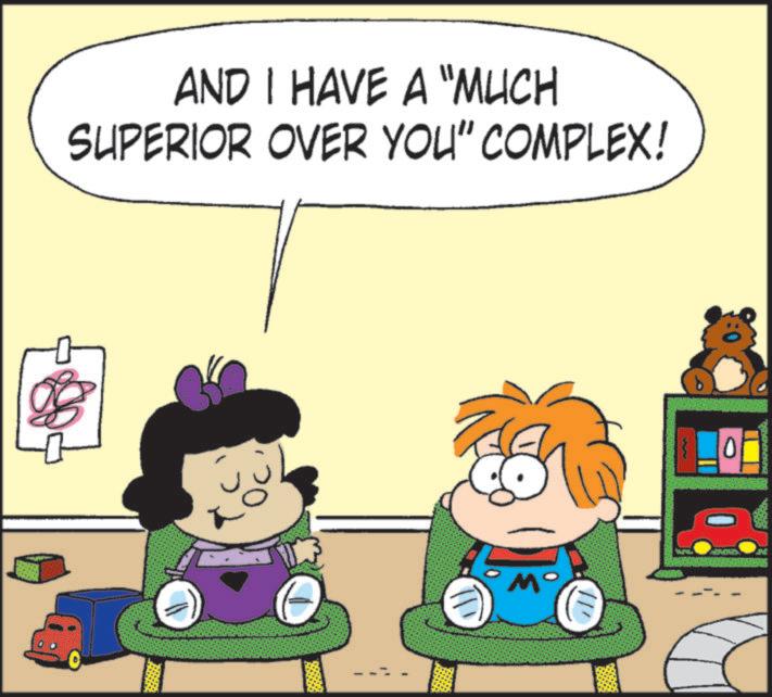 Pleased OCR: AND I HAVE A "MUCH SUPERIOR OVER YOU" COMPLEX! M 0 TDGHDADANGE AND I HAVE A " MUCH SUPERIOR OVER YOU " COMPLEX ! M 0 TDGHDADANGE