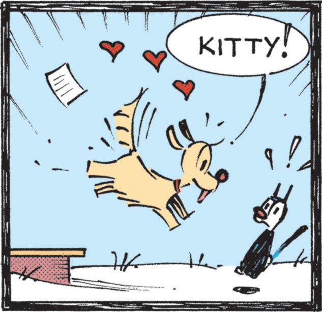 Line art OCR: ? -p 9 KITTY! ? -p 9 KITTY !