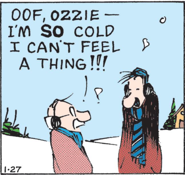 Graphics OCR: ? OOFOZZIE I'M SO COLD I CAN'T FEEL A THING!!! P B 1.27 ? OOFOZZIE I'M SO COLD I CAN'T FEEL A THING !!! P B 1.27