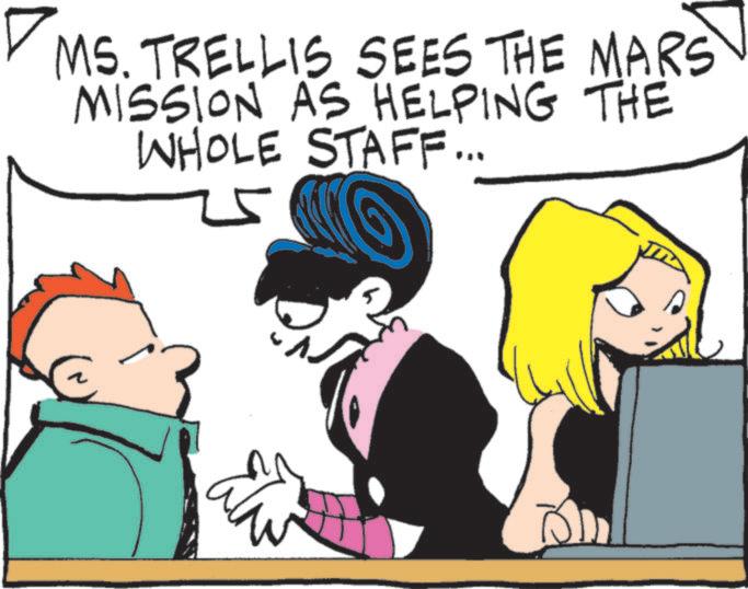 Animation OCR: MS. TRELLIS SEES THE MARS MISSION AS HELPING THE WHOLE STAFF... ?? MS . TRELLIS SEES THE MARS MISSION AS HELPING THE WHOLE STAFF ... ??