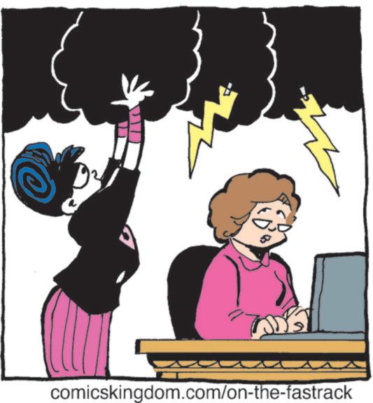 Fiction OCR: comicskingdom.com/on-the-fastrack comicskingdom.com/on-the-fastrack