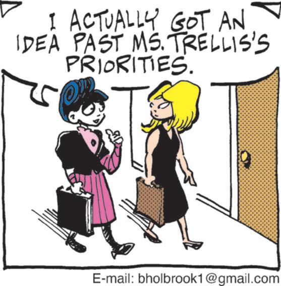Animated cartoon OCR: I ACTUALLY GOT AN IDEA PAST MS. TRELLIS'S PRIORITIES. E-mail: bholbrook1@gmail.com I ACTUALLY GOT AN IDEA PAST MS . TRELLIS'S PRIORITIES . E - mail : bholbrook1@gmail.com