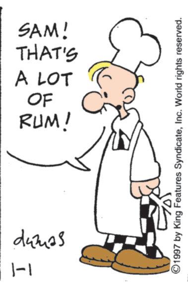 Animated cartoon OCR: 1-1 damas RUM! OF C A LOT THAT'S SAM! ©1997 by King Features SyndicateInc. World rights reserved. 1-1 damas RUM ! OF C A LOT THAT'S SAM ! © 1997 by King Features SyndicateInc. World rights reserved .