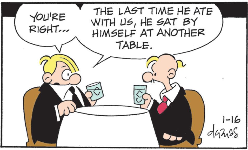 Drinking OCR: YOU'RE RIGHT... THE LAST TIME HE ATE WITH USHE SAT BY HIMSELF AT ANOTHER TABLE. 1-16 damas YOU'RE RIGHT ... THE LAST TIME HE ATE WITH USHE SAT BY HIMSELF AT ANOTHER TABLE . 1-16 damas