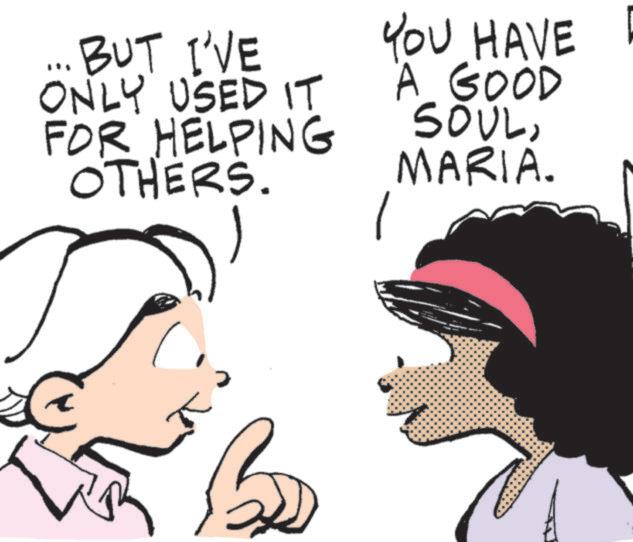Animation OCR: ... BUT I'VE ONLY USED IT FOR HELPING OTHERS. YOU HAVE A GOOD SOULMARIA. ... BUT I'VE ONLY USED IT FOR HELPING OTHERS . YOU HAVE A GOOD SOULMARIA .