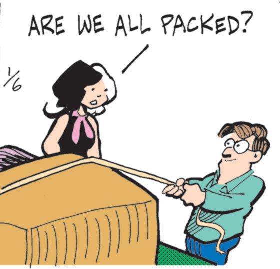 Animated cartoon OCR: ARE WE ALL PACKED? ARE WE ALL PACKED ?