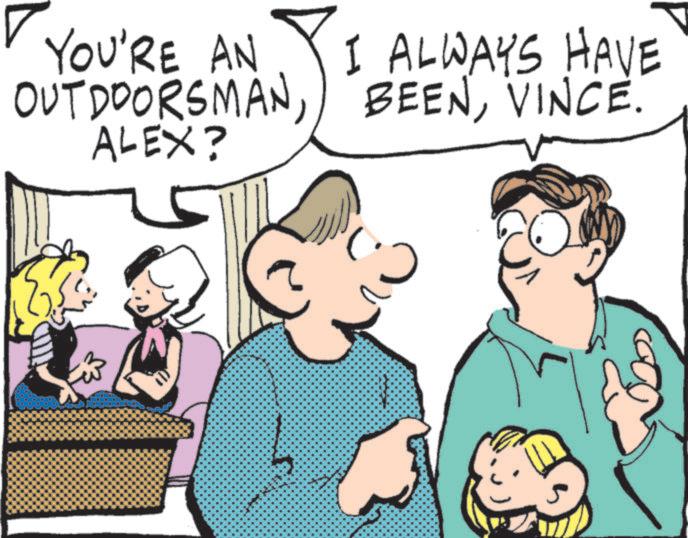 Hearing OCR: YOU'RE AN I ALWAYS HAVE OUTDOORSMANVINCE. ALEX? YOU'RE AN I ALWAYS HAVE OUTDOORSMANVINCE . ALEX ?