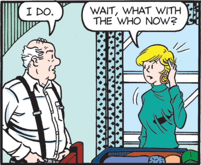 Animated cartoon OCR: I DO. WAITWHAT WITH THE WHO NOW? I DO . WAITWHAT WITH THE WHO NOW ?