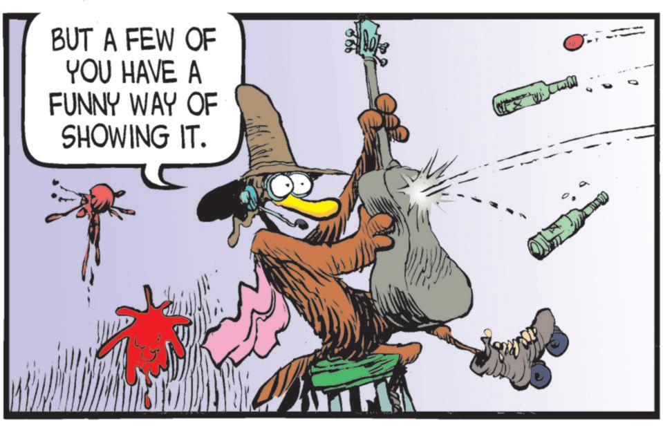 Animated cartoon OCR: BUT A FEW OF YOU HAVE A FUNNY WAY OF SHOWING IT. BUT A FEW OF YOU HAVE A FUNNY WAY OF SHOWING IT .