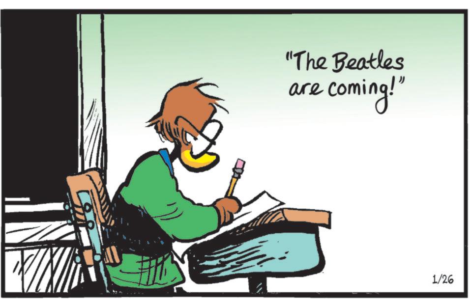 Fiction OCR: "The Beatles coming!" are 1/26 " The Beatles coming ! " are 1/26