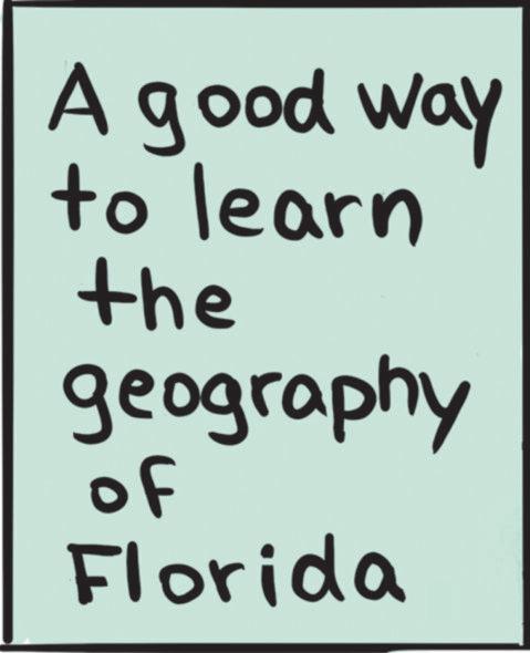 OCR: A good way to learn the geography of Florida A good way to learn the geography of Florida