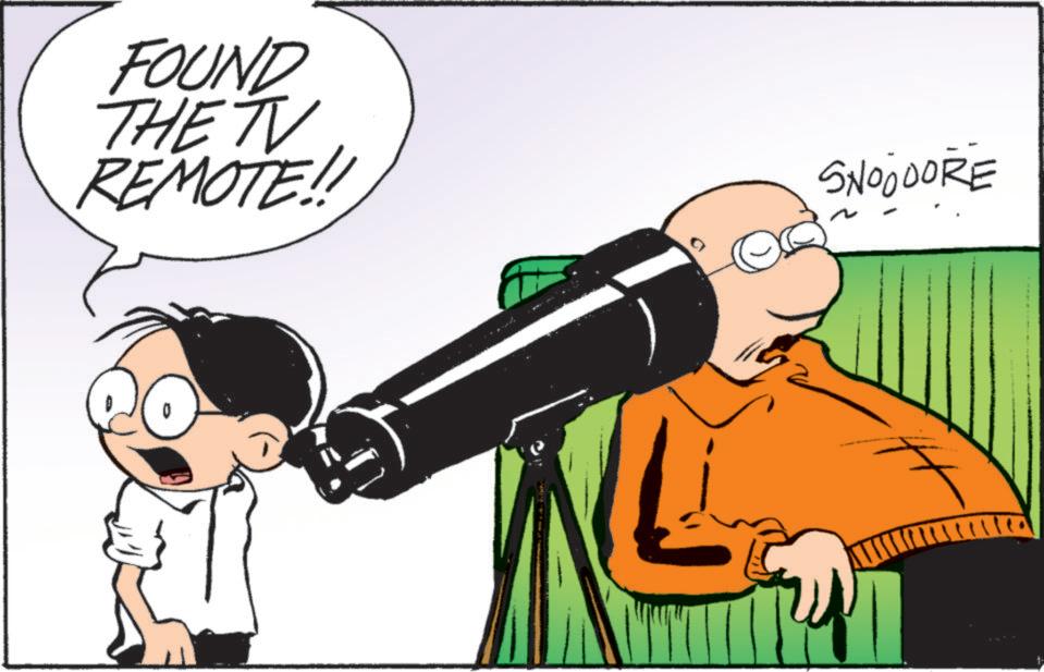 Animated cartoon OCR: FOUND THE TV REMOTE!! SNOOOORE FOUND THE TV REMOTE !! SNOOOORE