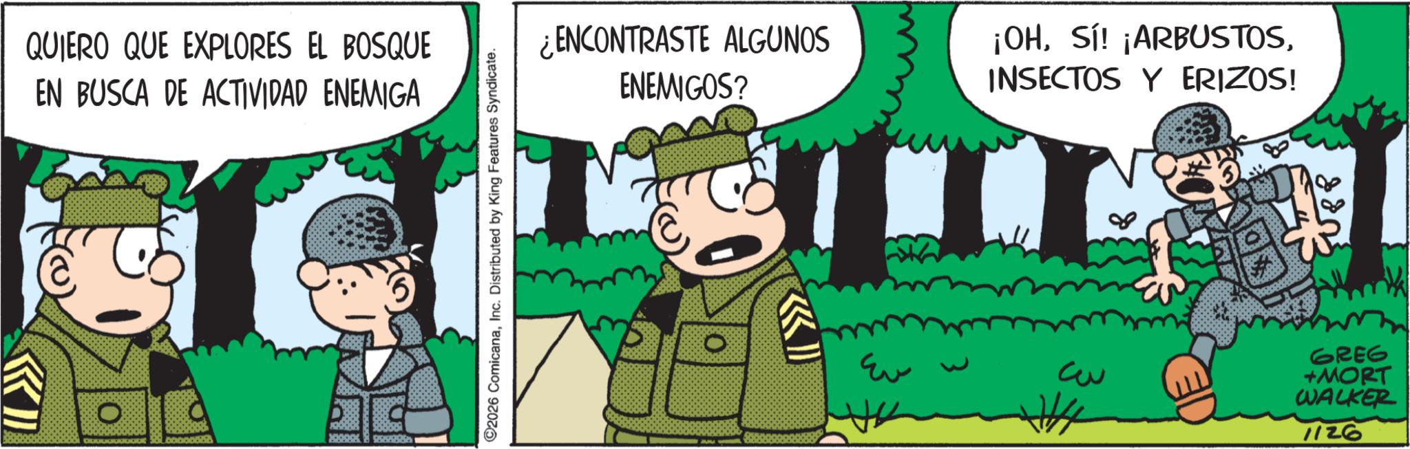 Beetle Bailey (Spanish) - 2026-02-16