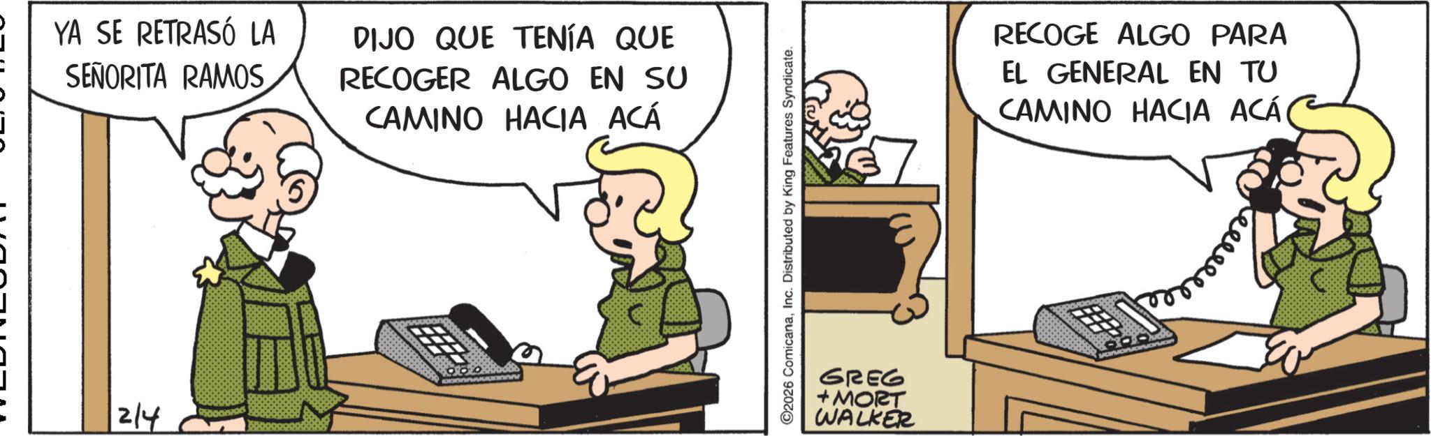 Beetle Bailey (Spanish) - 2026-02-25