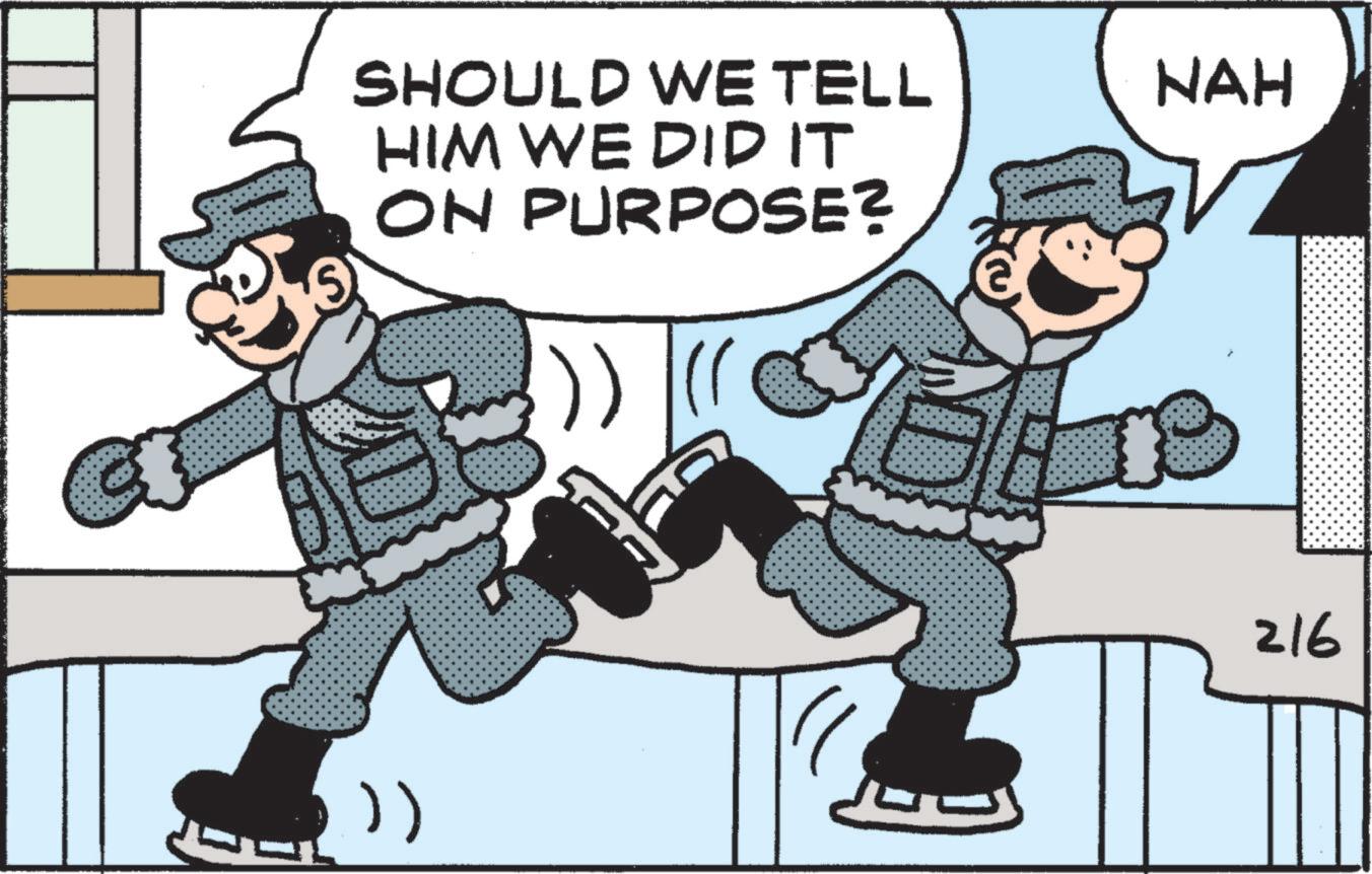 Comics OCR: S )) SHOULD WE TELL HIM WE DID IT ON PURPOSE? NAH 216 S ) ) SHOULD WE TELL HIM WE DID IT ON PURPOSE ? NAH 216