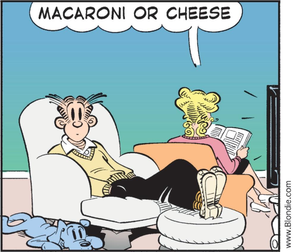 Graphics OCR: MACARONI OR CHEESE ?? www.Blondie.com MACARONI OR CHEESE ?? www.Blondie.com