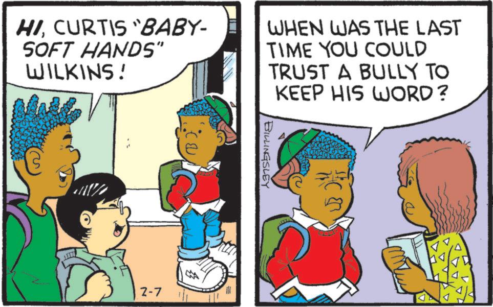 Animation OCR: HICURTIS "BABY- SOFT HANDS" WILKINS! WHEN WAS THE LAST TIME YOU COULD TRUST A BULLY TO KEEP HIS WORD? ?? BILLINGSLEY 2-7 HICURTIS " BABY- SOFT HANDS " WILKINS ! WHEN WAS THE LAST TIME YOU COULD TRUST A BULLY TO KEEP HIS WORD ? ?? BILLINGSLEY 2-7