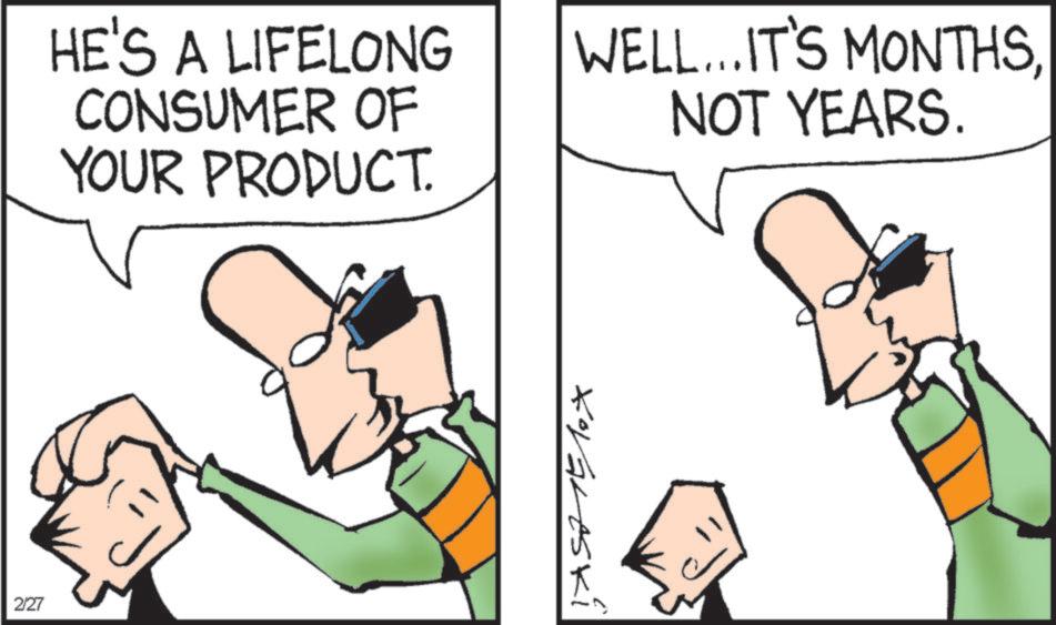 Fiction OCR: 2/27 HE'S A LIFELONG CONSUMER OF YOUR PRODUCT. JASHTE 10X WELL...IT'S MONTHSNOT YEARS. 2/27 HE'S A LIFELONG CONSUMER OF YOUR PRODUCT . JASHTE 10X WELL ... IT'S MONTHSNOT YEARS .