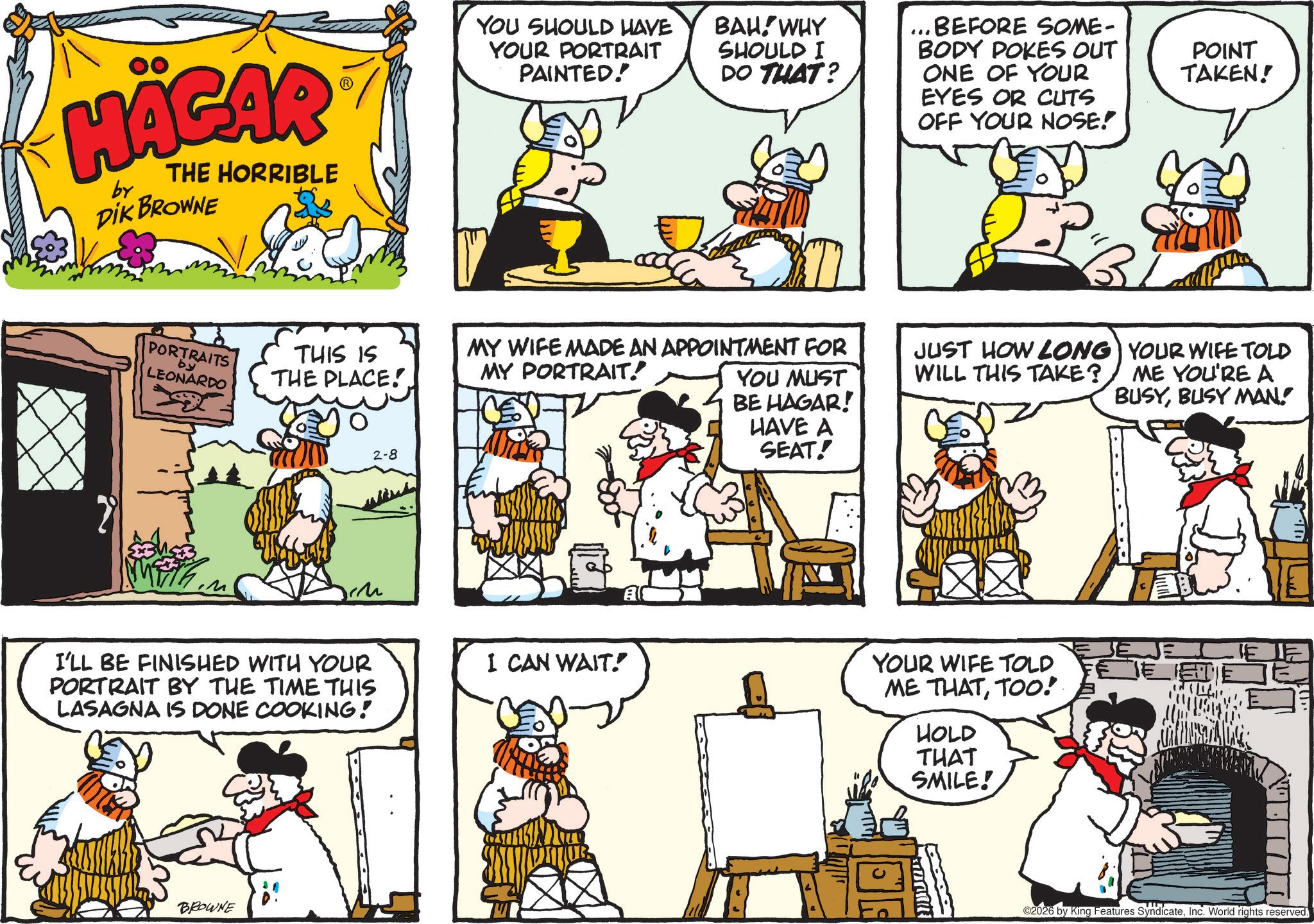Hagar The Horrible - 2026-02-08
