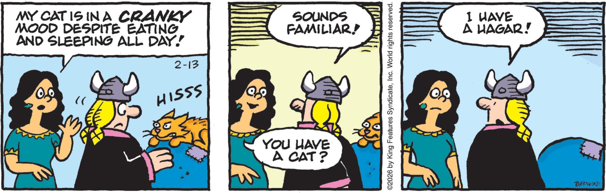 Hagar The Horrible - 2026-02-13