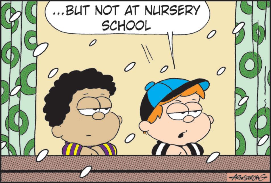 Pleased OCR: ...BUT NOT AT NURSERY SCHOOL 0 ARMSTRONG ... BUT NOT AT NURSERY SCHOOL 0 ARMSTRONG