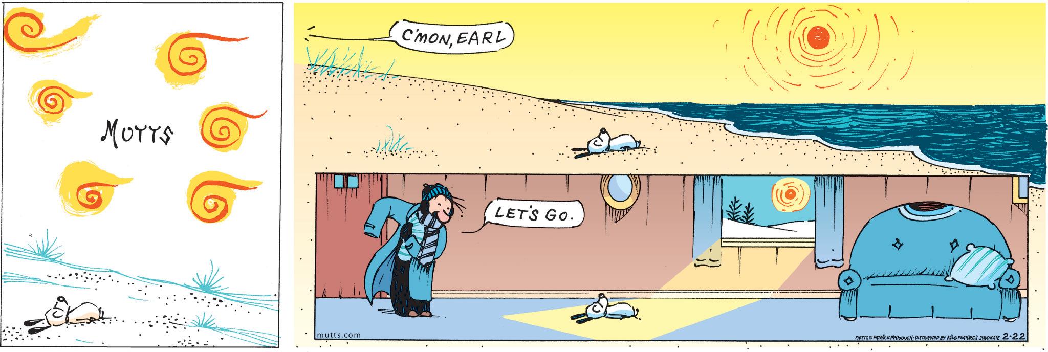 Comics OCR: MOTYS mutts.com CMONEARL LET'S GO. MUTTS PATRICK PYDOUNE DISTRIBUTED BY KING FEATURES SYNDICATE 2.22 MOTYS mutts.com CMONEARL LET'S GO . MUTTS PATRICK PYDOUNE DISTRIBUTED BY KING FEATURES SYNDICATE 2.22