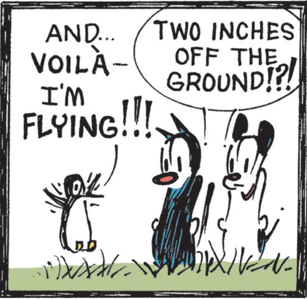 Sketch OCR: AND... VOILÀ- I'M FLYING!!! TWO INCHES OFF THE GROUND!?! AND ... VOILÀ- I'M FLYING !!! TWO INCHES OFF THE GROUND ! ? !