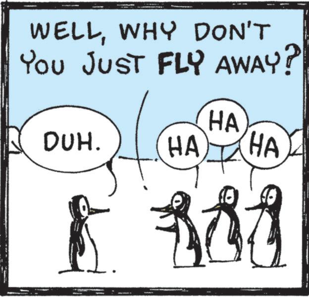 Animation OCR: WELLWHY DON'T You JUST FLY AWAY? HA DUH. HA H WELLWHY DON'T You JUST FLY AWAY ? HA DUH . HA H