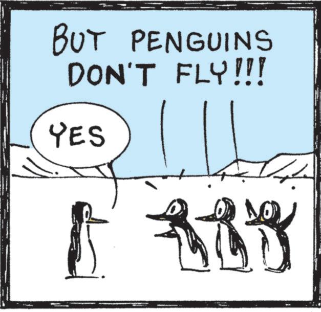 Animation OCR: BUT PENGUINS DON'T FLY!!! YES FARB BUT PENGUINS DON'T FLY !!! YES FARB