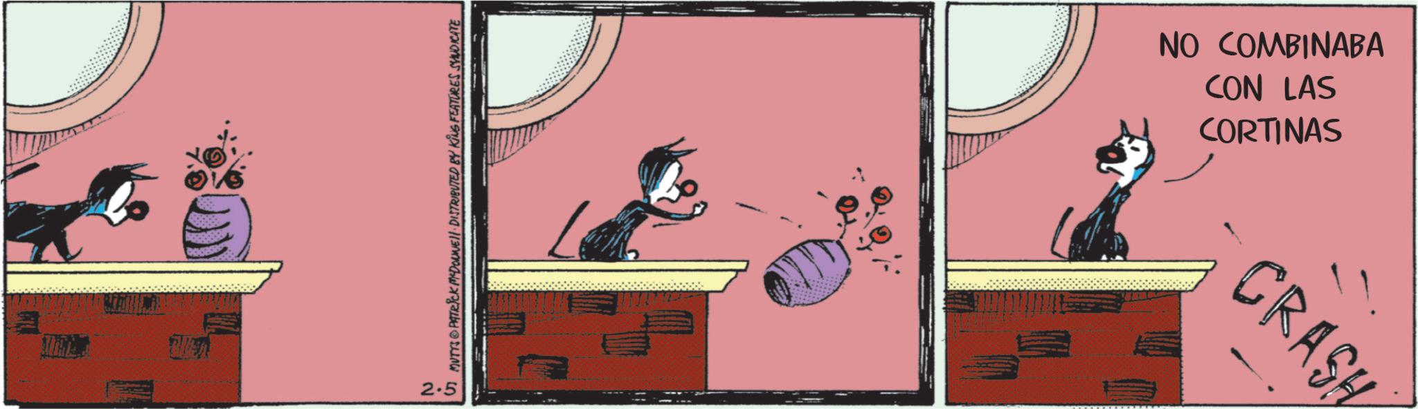 Comics OCR: 2.5 O MUTYS & PATRICK MCDONNELL DISTRIBUTED BY KING FEATURES SYNDICATE CORTINAS CON LAS NO COMBINABA CRASH 2.5 O MUTYS & PATRICK MCDONNELL DISTRIBUTED BY KING FEATURES SYNDICATE CORTINAS CON LAS NO COMBINABA CRASH