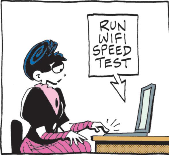 Fiction OCR: ? RUN WIFI SPEED TEST ? RUN WIFI SPEED TEST
