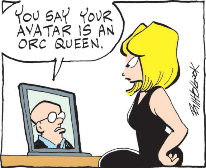 Fictional character OCR: YOU SAY YOUR AVATAR IS AN ORC QUEEN. ??????? YOU SAY YOUR AVATAR IS AN ORC QUEEN . ???????