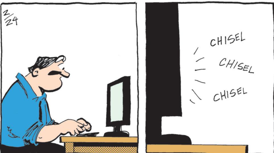 Desktop computer OCR: 24 CHISEL CHISEL CHISEL 24 CHISEL CHISEL CHISEL