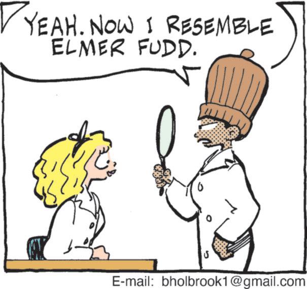 Fiction OCR: ? YEAH. NOW I RESEMBLE ELMER FUDD. ? E-mail: bholbrook1@gmail.com ? YEAH . NOW I RESEMBLE ELMER FUDD . ? E - mail : bholbrook1@gmail.com