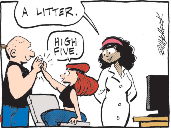 Animation OCR: A LITTER. HIGH FIVE. w 0 0 BilHolback A LITTER . HIGH FIVE . w 0 0 BilHolback