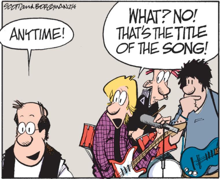 Pop music OCR: SCOTT and BOROMANZIA ANYTIME! WHAT? NO! THAT'S THE TITLE OF THE SONG! H SCOTT and BOROMANZIA ANYTIME ! WHAT ? NO ! THAT'S THE TITLE OF THE SONG ! H