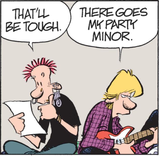 Comics OCR: THAT'LL BE TOUGH. THERE GOES MY PARTY MINOR. THAT'LL BE TOUGH . THERE GOES MY PARTY MINOR .