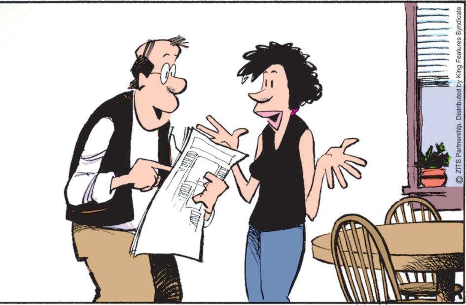 Animated cartoon OCR: ZITS Partnership. Distributed by King Features Syndicate ZITS Partnership . Distributed by King Features Syndicate