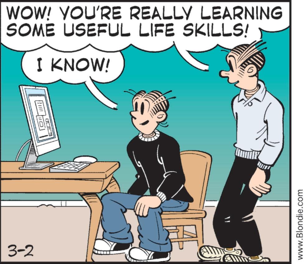 Animation OCR: 3-2 FILTER WOW! YOU'RE REALLY LEARNING SOME USEFUL LIFE SKILLS! I KNOW! www.Blondie.com 3-2 FILTER WOW ! YOU'RE REALLY LEARNING SOME USEFUL LIFE SKILLS ! I KNOW ! www.Blondie.com