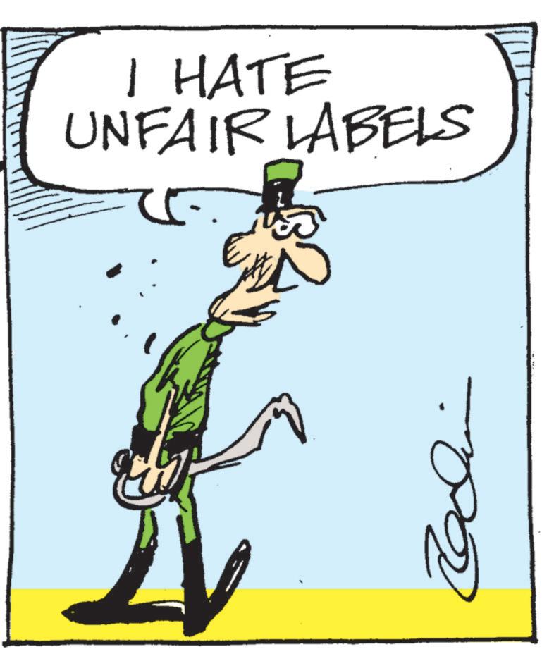 Graphics OCR: I HATE UNFAIR LABELS ? Zali I HATE UNFAIR LABELS ? Zali