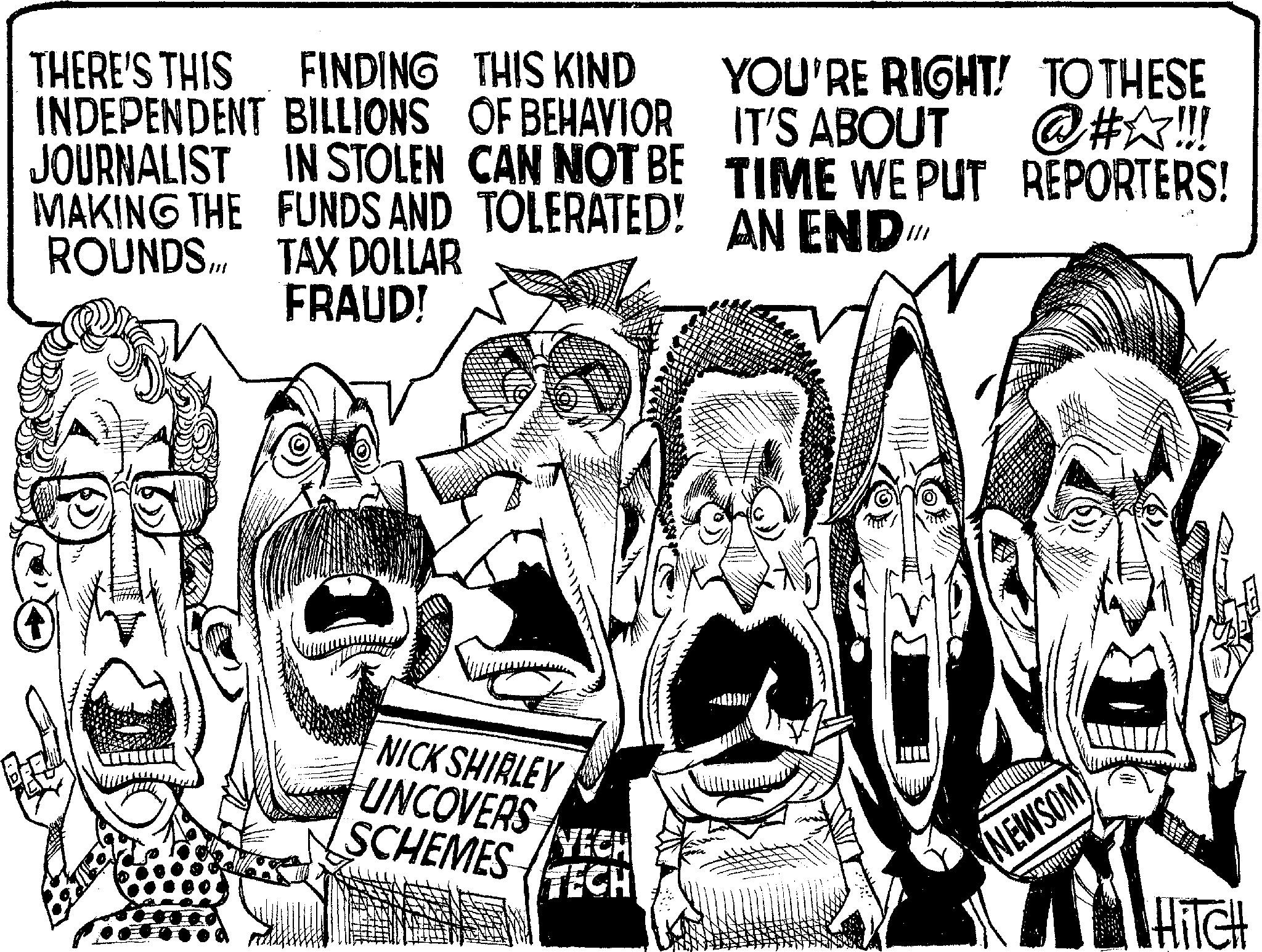 Fiction OCR: THERE'S THIS FINDING THIS KIND INDEPENDENT BILLIONS OF BEHAVIOR JOURNALIST IN STOLEN CAN NOT BE MAKING THE FUNDS AND TOLERATED! ROUNDSTAX DOLLAR FRAUD! YOU'RE RIGHT! TO THESE IT'S ABOUT @#?!!! TIME WE PUT REPORTERS! AN END NICK SHIRLEY UNCOVERS SCHEMES VECH TECH NEWSOM HITCH THERE'S THIS FINDING THIS KIND INDEPENDENT BILLIONS OF BEHAVIOR JOURNALIST IN STOLEN CAN NOT BE MAKING THE FUNDS AND TOLERATED ! ROUNDSTAX DOLLAR FRAUD ! YOU'RE RIGHT ! TO THESE IT'S ABOUT @ # ? !!! TIME WE PUT REPORTERS ! AN END NICK SHIRLEY UNCOVERS SCHEMES VECH TECH NEWSOM HITCH