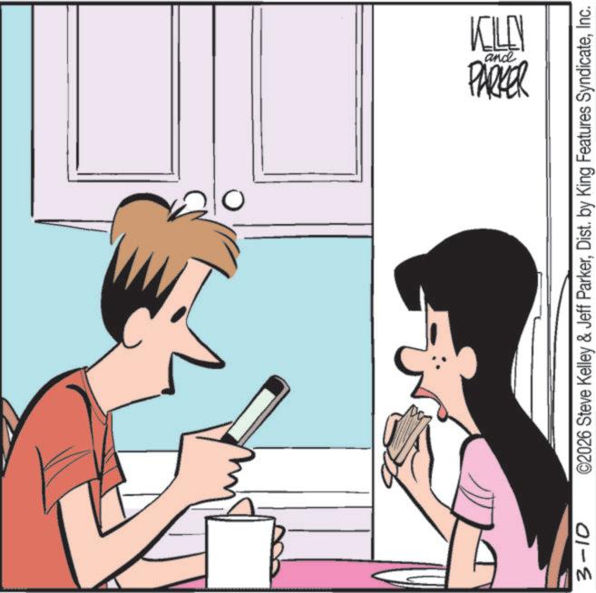 Graphics OCR: 3-10 KILLY ance PARKER ©2026 Steve Kelley & Jeff ParkerInc. 3-10 KILLY ance PARKER © 2026 Steve Kelley & Jeff ParkerDist . by King Features Syndicate