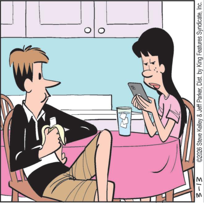 Animated cartoon OCR: 3-13 ©2026 Steve Kelley & Jeff ParkerInc. 3-13 © 2026 Steve Kelley & Jeff ParkerDist . by King Features Syndicate