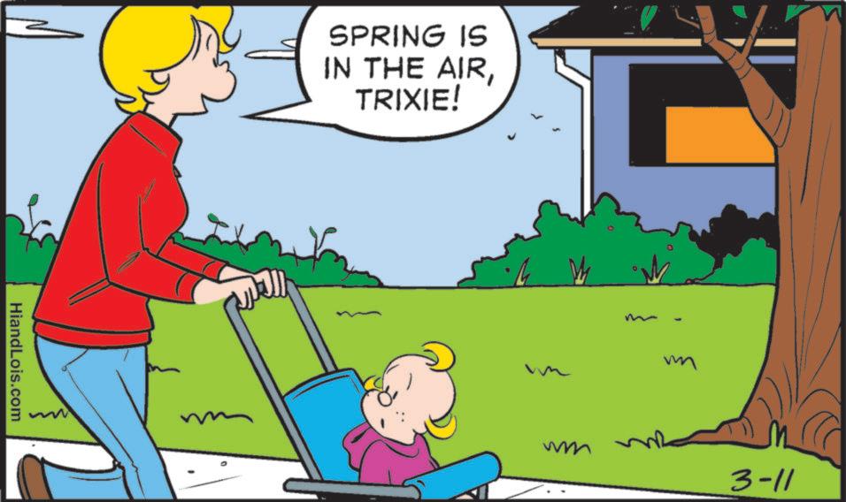 Toddler OCR: HiandLois.com SPRING IS IN THE AIRTRIXIE! m n wm 3-11 HiandLois.com SPRING IS IN THE AIRTRIXIE ! m n wm 3-11