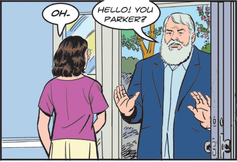 Publication OCR: OH- HELLO! YOU PARKER? $3. ?? 953 OH- HELLO ! YOU PARKER ? $ 3 . ? ? 953