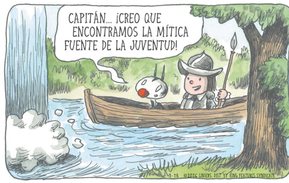 Paddle OCR: CAPITÁN... ¡CREO QUE ENCONTRAMOS LA MÍTICA FUENTE DE LA JUVENTUD! mom ?? 3 3-18 2026 LINIERSDIST. BY KING FEATURES SYNDICATE CAPITÁN ... ¡ CREO QUE ENCONTRAMOS LA MÍTICA FUENTE DE LA JUVENTUD ! mom ?? 3 3-18 2026 LINIERSDIST . BY KING FEATURES SYNDICATE