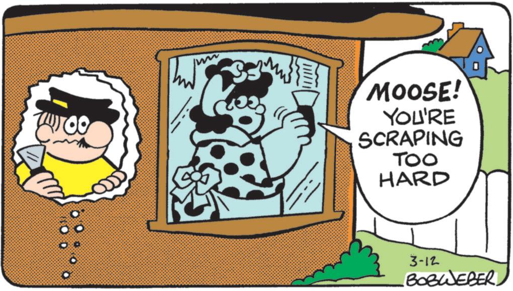 Graphics OCR: 00 33m MOOSE! YOU'RE SCRAPING TOO HARD 3-12 BOBWEBER 00 33m MOOSE ! YOU'RE SCRAPING TOO HARD 3-12 BOBWEBER