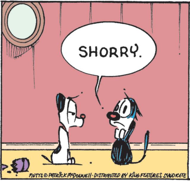Gesture OCR: O SHORRY MUTYS © PATRICK MYDONNE!! · DISTRIBUTED BY KING FEATURES SYNDICATE O SHORRY MUTYS © PATRICK MYDONNE !! · DISTRIBUTED BY KING FEATURES SYNDICATE