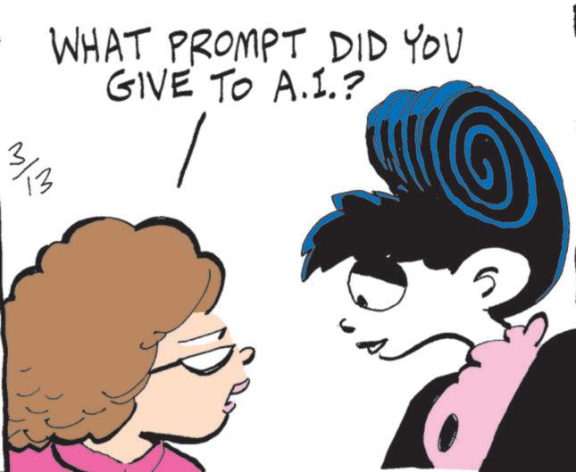 Fictional character OCR: 13 wila WHAT PROMPT DID YOU GIVE TO A.1.? 13 wila WHAT PROMPT DID YOU GIVE TO A.1 . ?